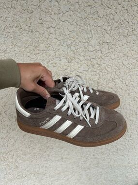 adidas special Suede Sneakers in Brown with White Stripes